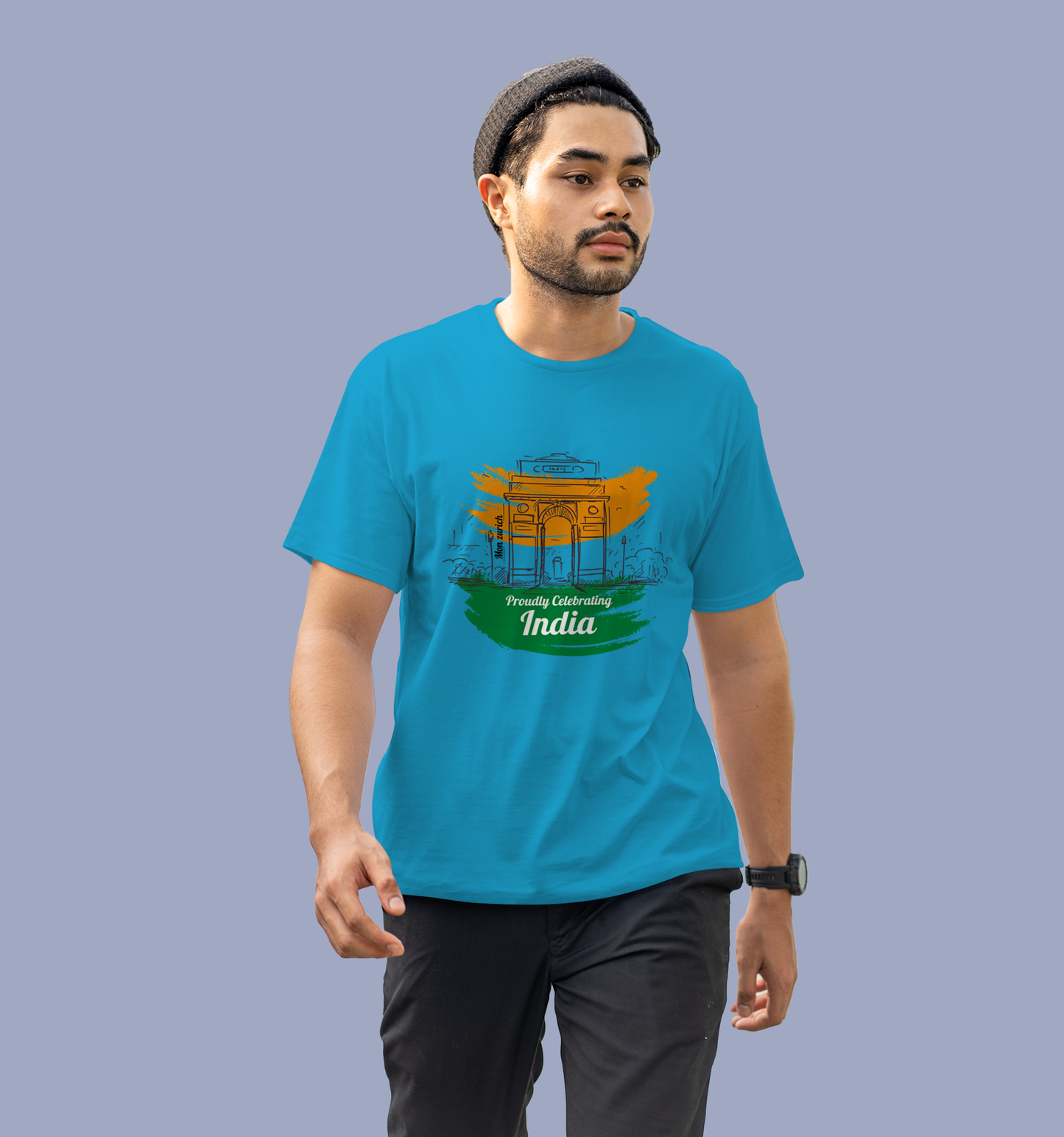 Proudly Celebrating India T-Shirt In Light - Mon Zurich Originals