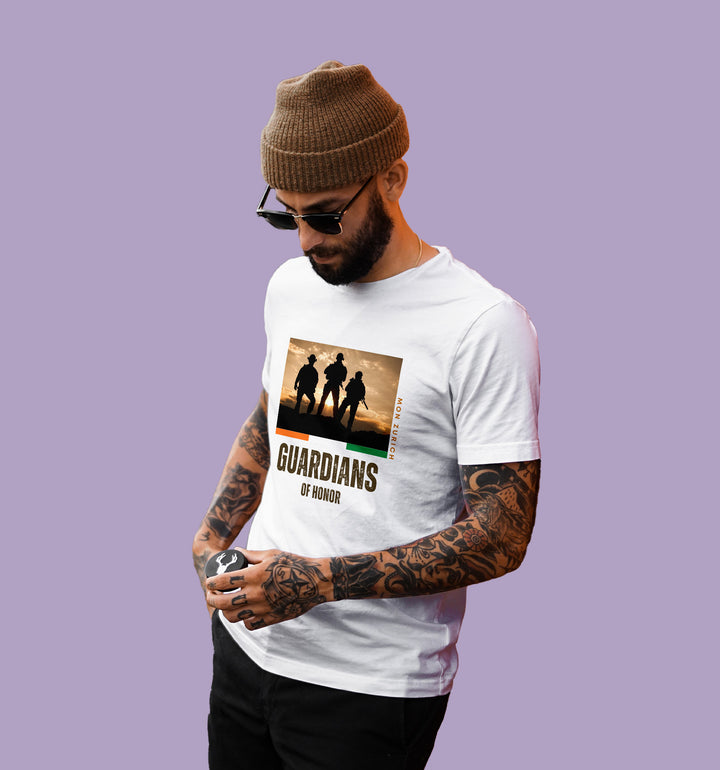 Guardians Of Honor T-Shirt In Light - Mon Zurich Originals