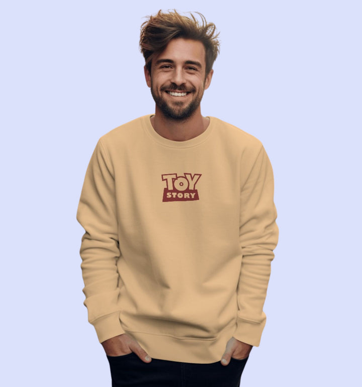 Toy Story - To The Rescue Cartoons And Comics Sweatshirt In Beige - Mon Zurich Fan Art Printed Collection