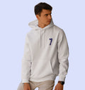 The Finisher  Games And Sports Hoodie In White - Mon Zurich Fan Art Printed Collection