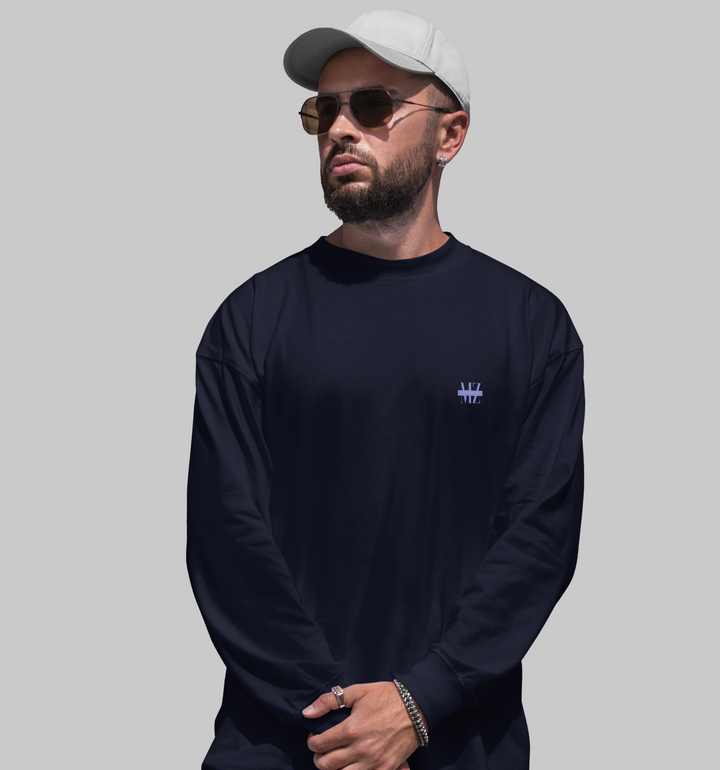 Black Sweatshirt  In Plain - Mon Zurich Originals