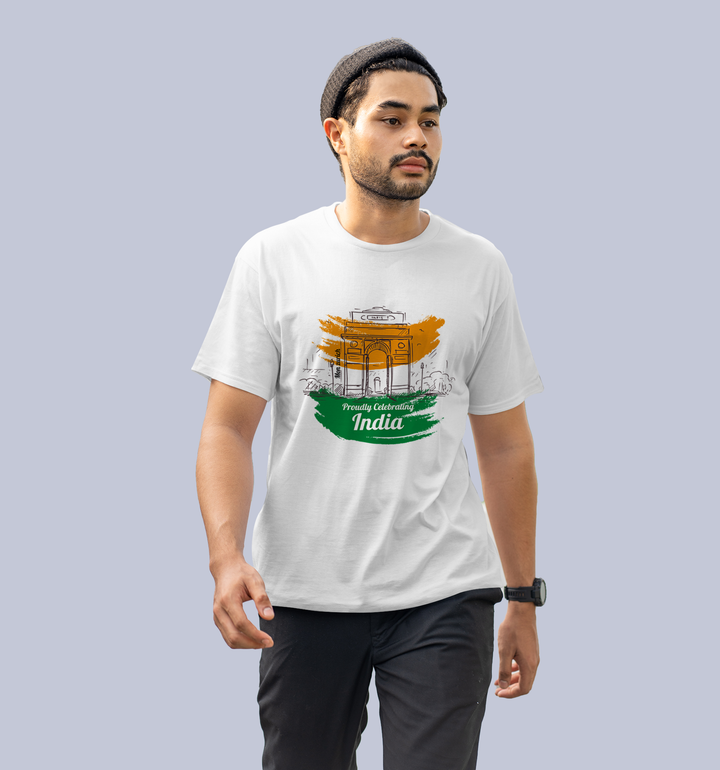 Proudly Celebrating India T-Shirt In Light - Mon Zurich Originals