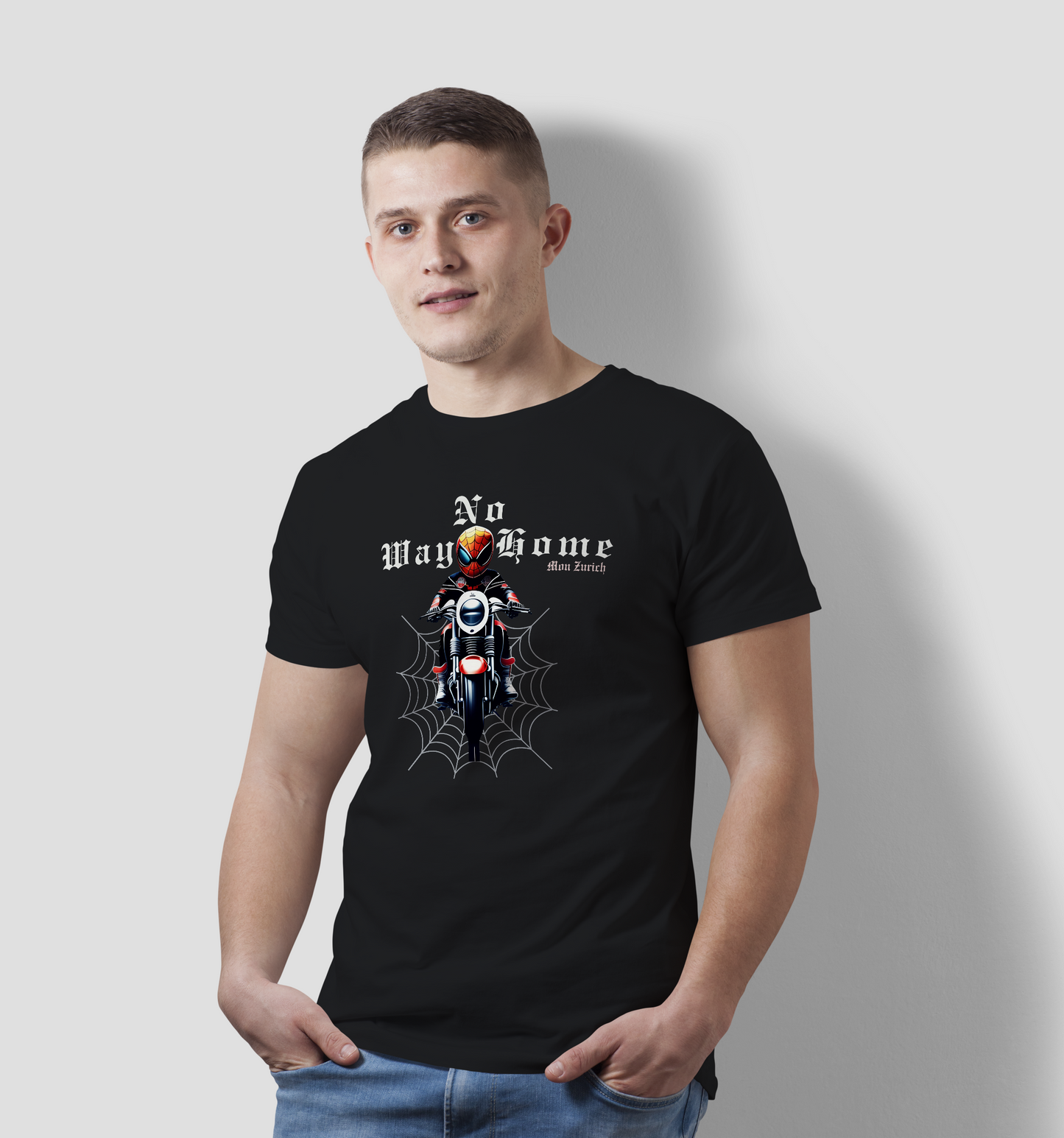 No Way Home T-Shirt In Dark - Mon Zurich Originals