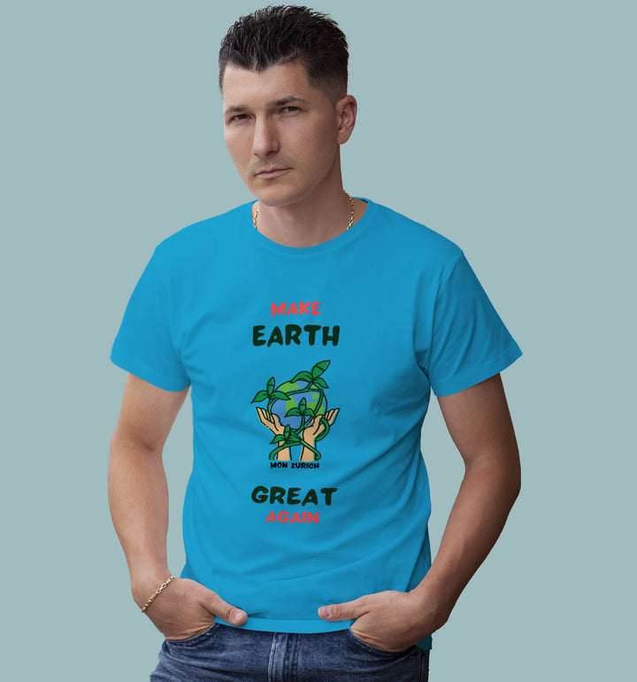 Make Earth Great Again T-Shirt In Light - Mon Zurich Originals