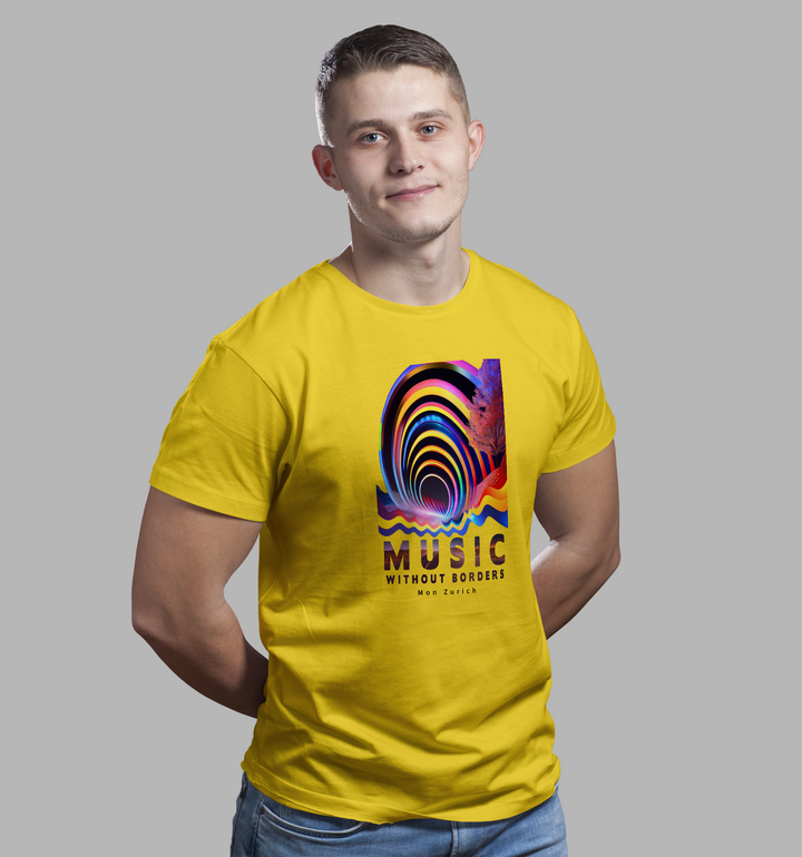 Music without Borders T-shirt in Light - Mon Zurich Originals