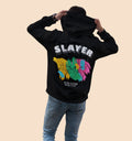 Demon Slayer Anime Back Printed Hoodie In Black - Mon Zurich Originals