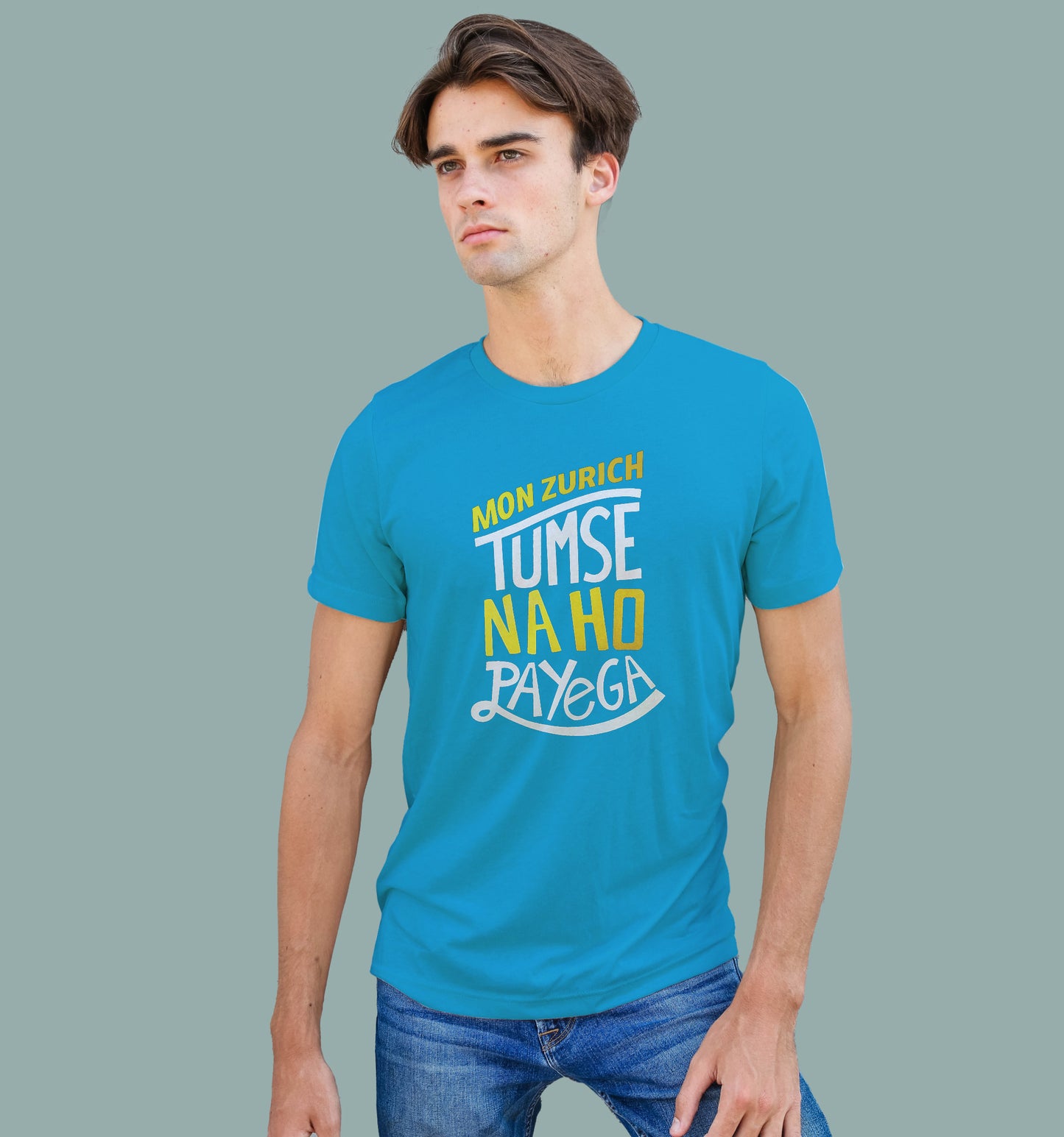 Tumse Na Ho Payega T-Shirt In Vibrant Shades - Mon Zurich Originals
