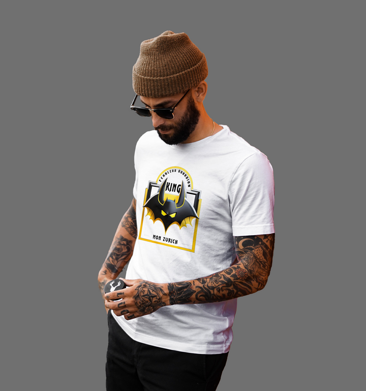 Bat King T-Shirt In Light - Mon Zurich Originals