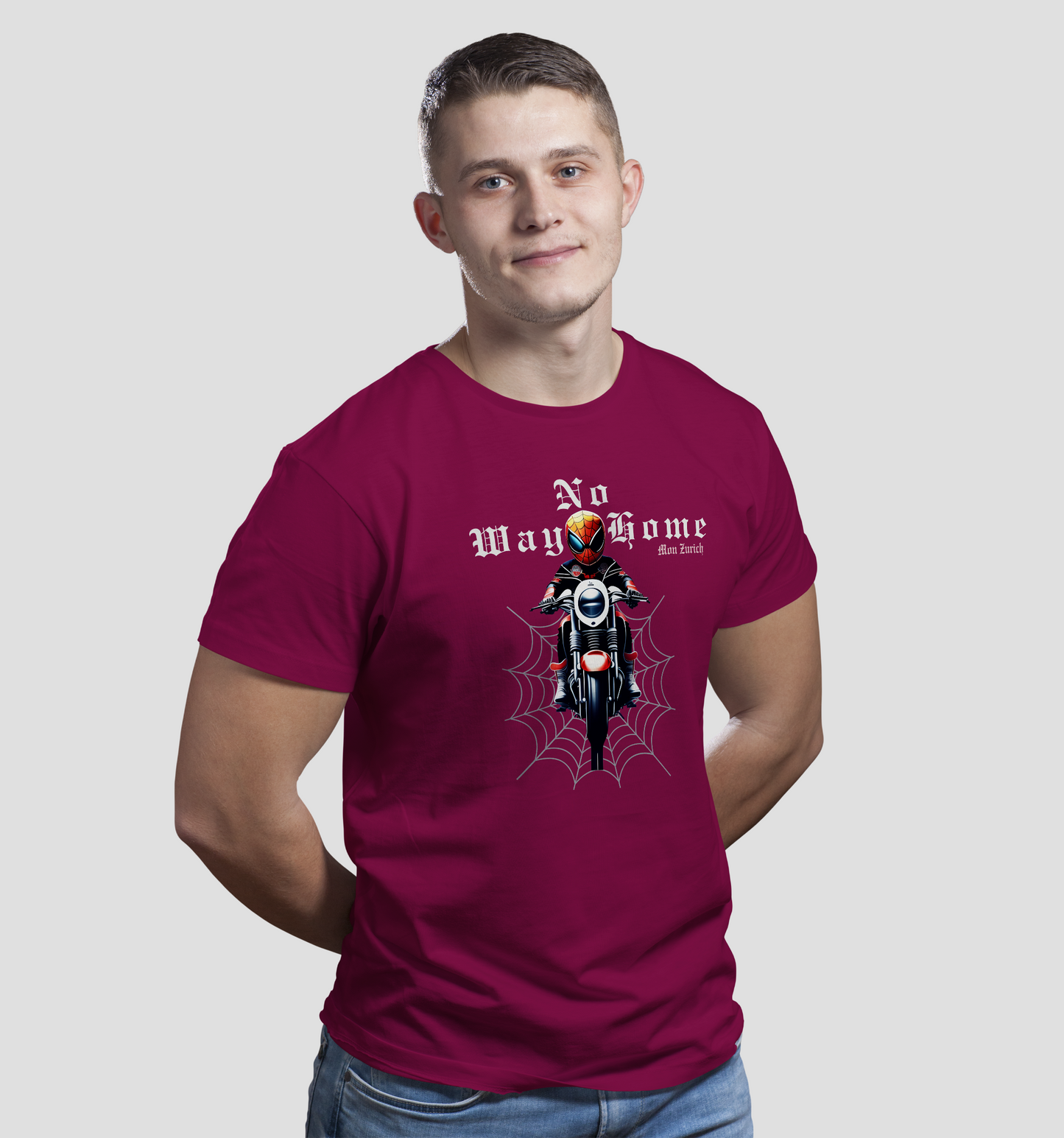 No Way Home T-Shirt In Dark - Mon Zurich Originals
