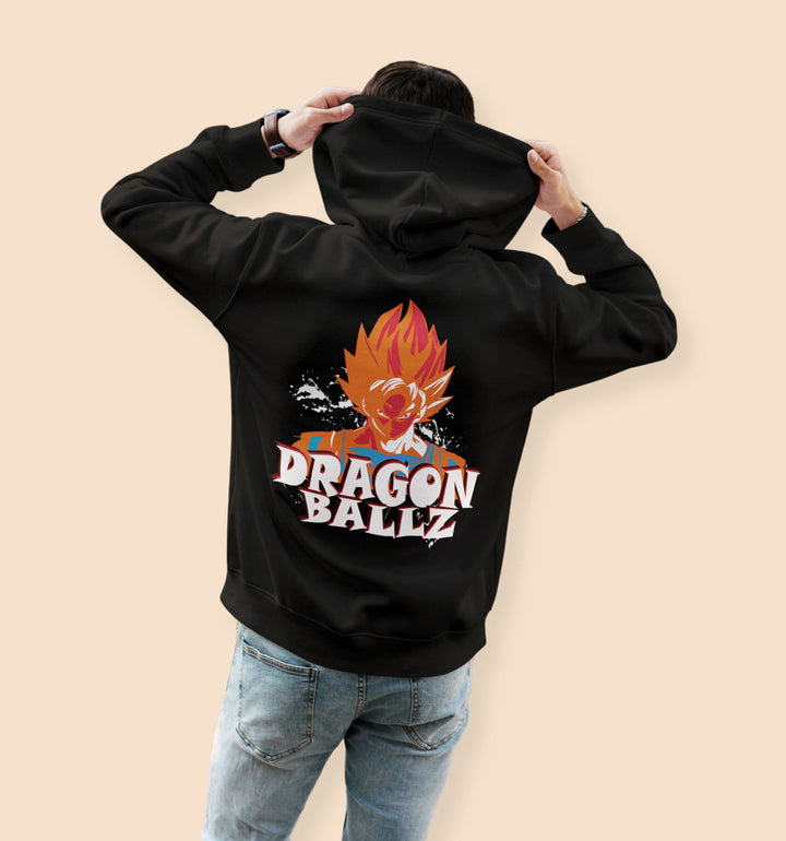 Dragon Ballz Anime Back printed Hoodie - Mon Zurich Originals