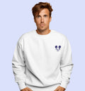 Mickey Mouse - Est.1928 Cartoons And Comics Sweatshirt In White - Mon Zurich Fan Art Printed Collection