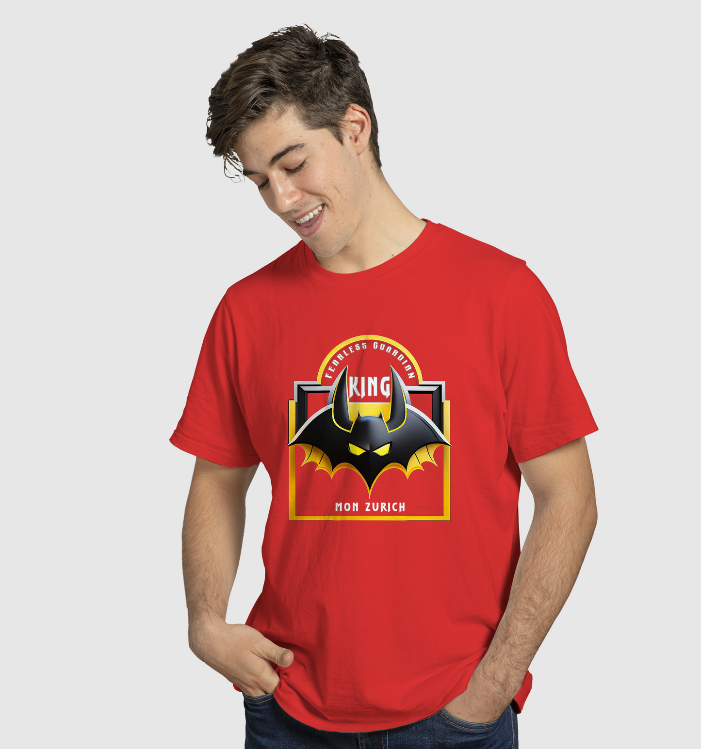 Bat King T-Shirt In Dark - Mon Zurich Originals