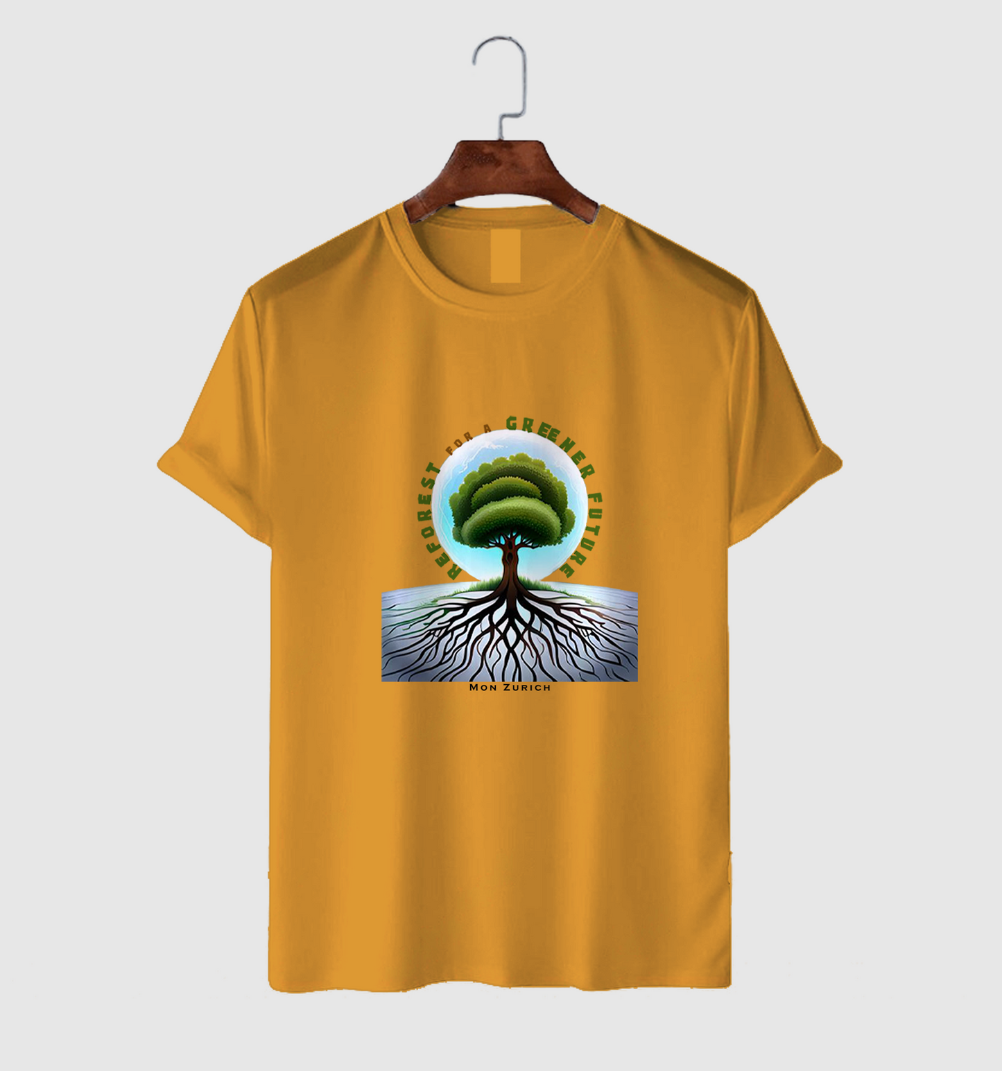 Reforest for a Greener Future T-shirt in Light - Mon Zurich Originals