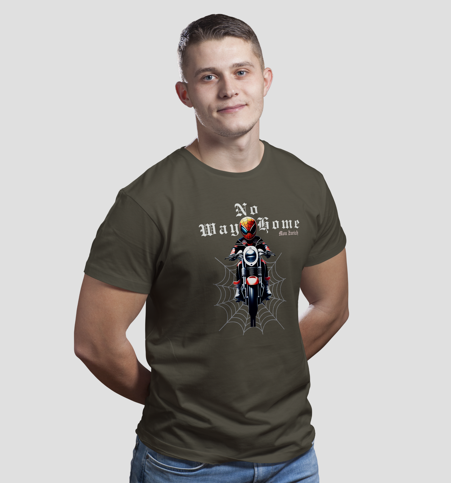 No Way Home T-Shirt In Dark - Mon Zurich Originals