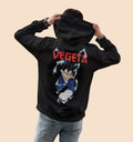 Vegeta Anime Back Printed Hoodie In Black - Mon Zurich Originals