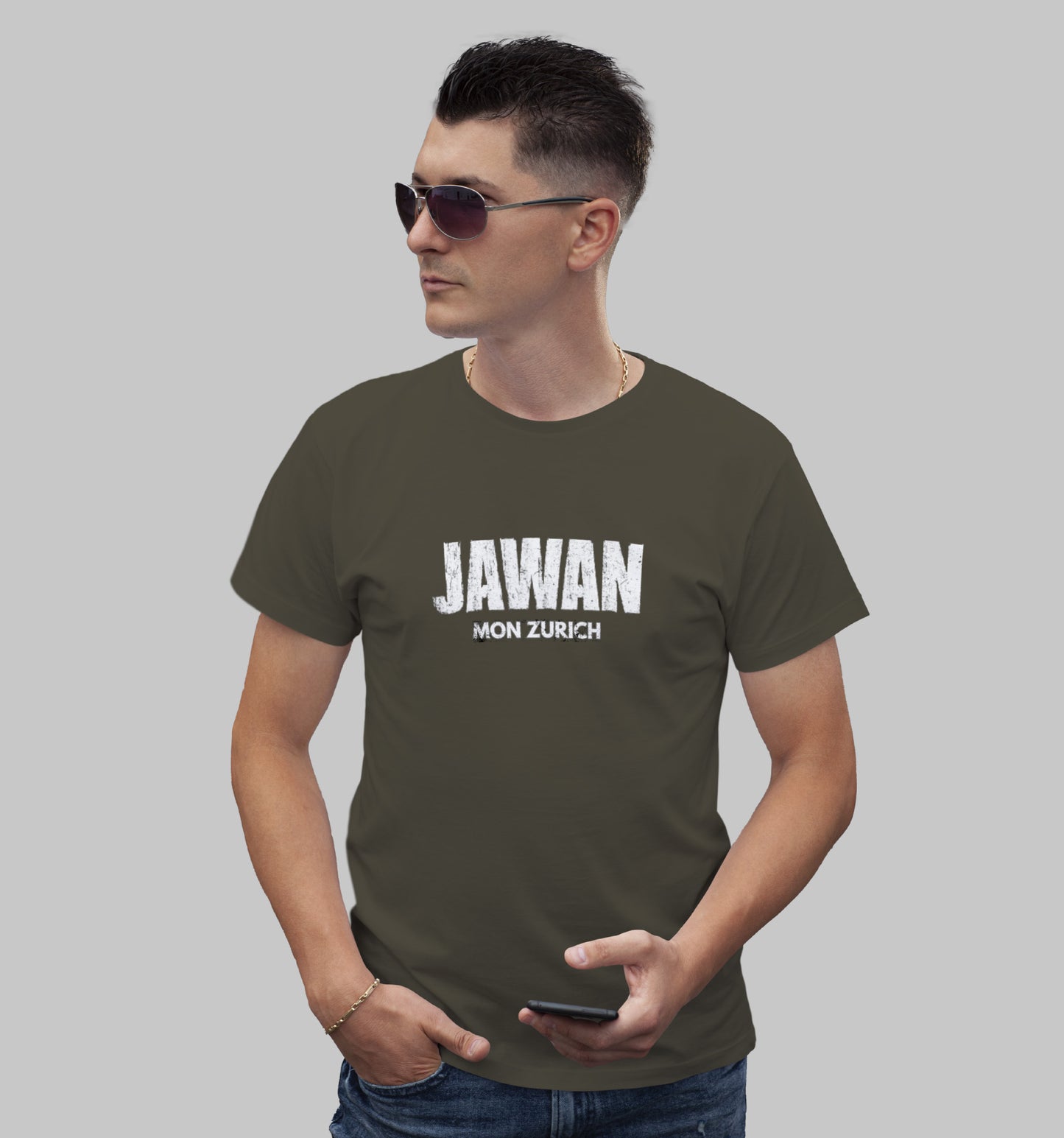 Jawan  T-Shirt In Vibrant Shades - Mon Zurich Originals