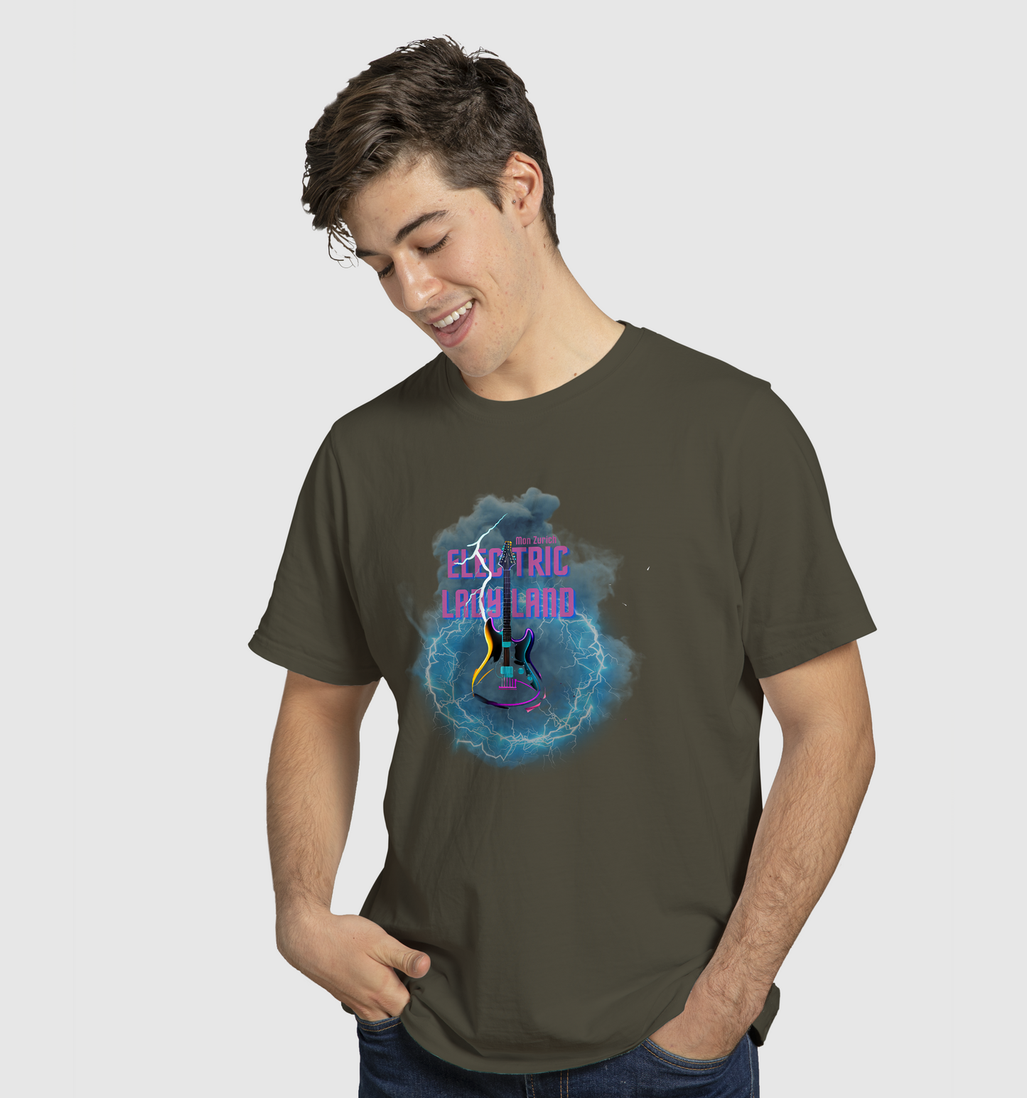 Electric Ladyland T-shirt in Dark - Mon Zurich Originals