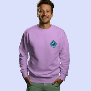 Heisenberg And Pink Man - It'S Time To Cook Cartoons And Comics Sweatshirt In Lavender - Mon Zurich Fan Art Printed Collection