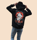 Gohan Back Anime Printed Hoodie In Black - Mon Zurich Originals