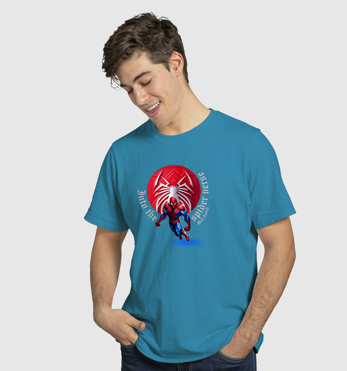 Into Thespider Verse T-Shirt In Dark - Mon Zurich Originals
