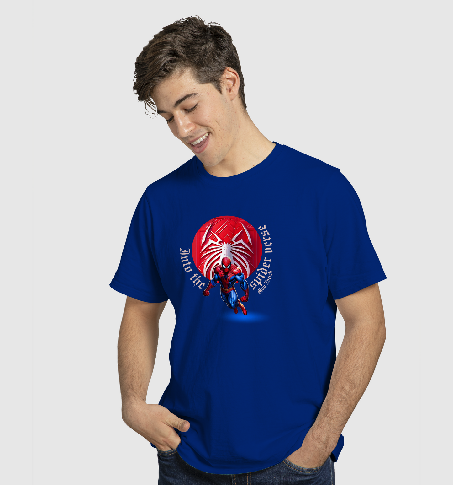 Into Thespider Verse T-Shirt In Dark - Mon Zurich Originals