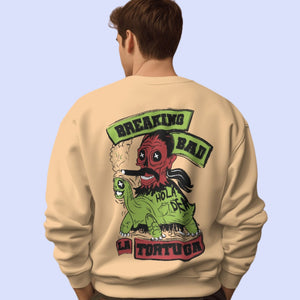 Breaking Bad - Tortuga Movies And Tv Shows Sweatshirt In Beige - Mon Zurich Fan Art Printed Collection