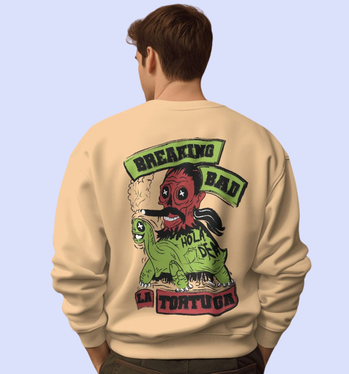 Breaking Bad - Tortuga Movies And Tv Shows Sweatshirt In Beige - Mon Zurich Fan Art Printed Collection