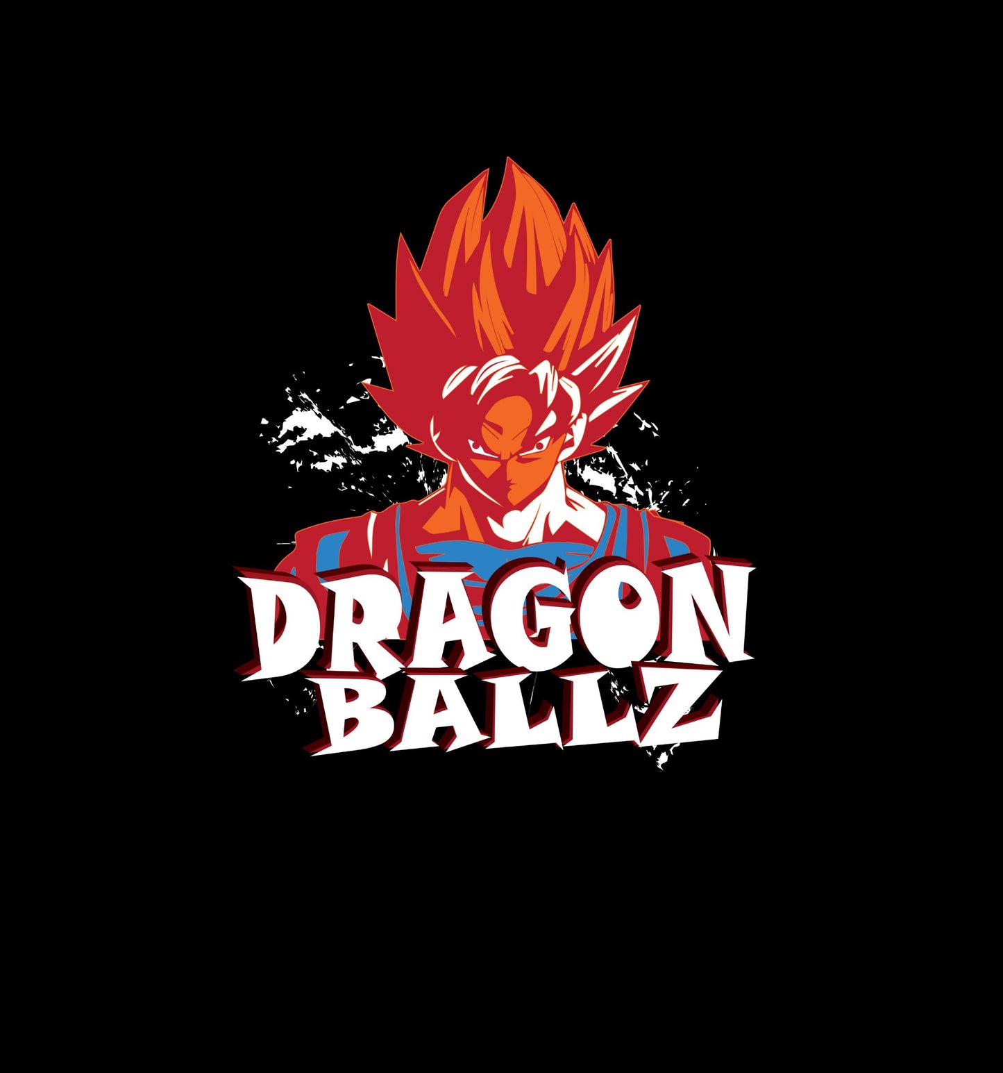 Dbz - Goku - Back Print Anime Oversized T-Shirt In Black - Mon Zurich Fan-Art