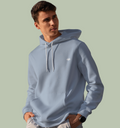 Dim Grey  Hoodie In Plain - Mon Zurich Originals