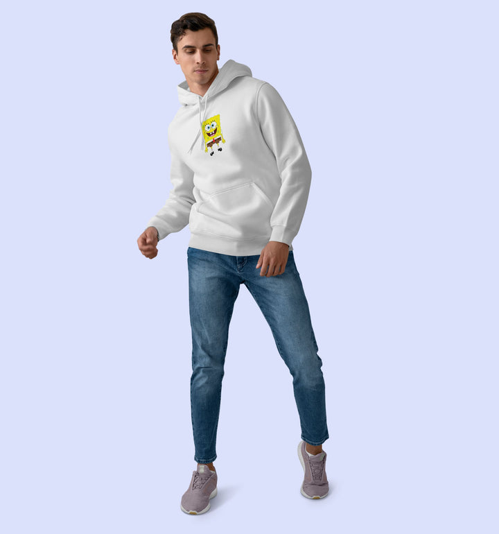 Aye, Aye Captain! - Spongebob Cartoons And Comics Hoodie In White - Mon Zurich Fan Art Printed Collection