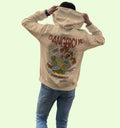 Looney Tunes - Tasmanian Devil Cartoons And Comics Hoodie In Beige - Mon Zurich Fan Art Printed Collection