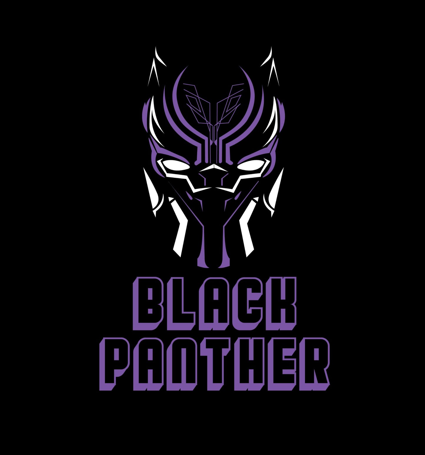 Black Panther - Wakanda Forever - Full Back Print Superhero Oversized T-Shirt In Black - Mon Zurich Fan-Art