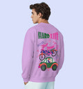 Pink Panther - Hard Life Cartoons And Comics Sweatshirt In Lavender - Mon Zurich Fan Art Printed Collection