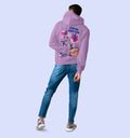 Sesame Street - Grover Cartoons And Comics Hoodie In Lavender - Mon Zurich Fan Art Printed Collection