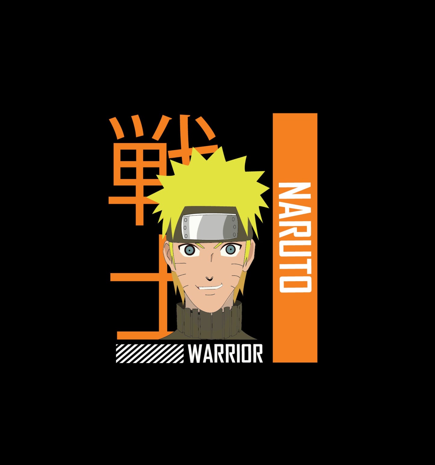 Naruto - Warrior Anime Co-Ord Sets In Black - Mon Zurich Originals