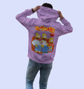 Simpsons - Bongo Comics Cartoons And Comics Hoodie In Lavender - Mon Zurich Fan Art Printed Collection