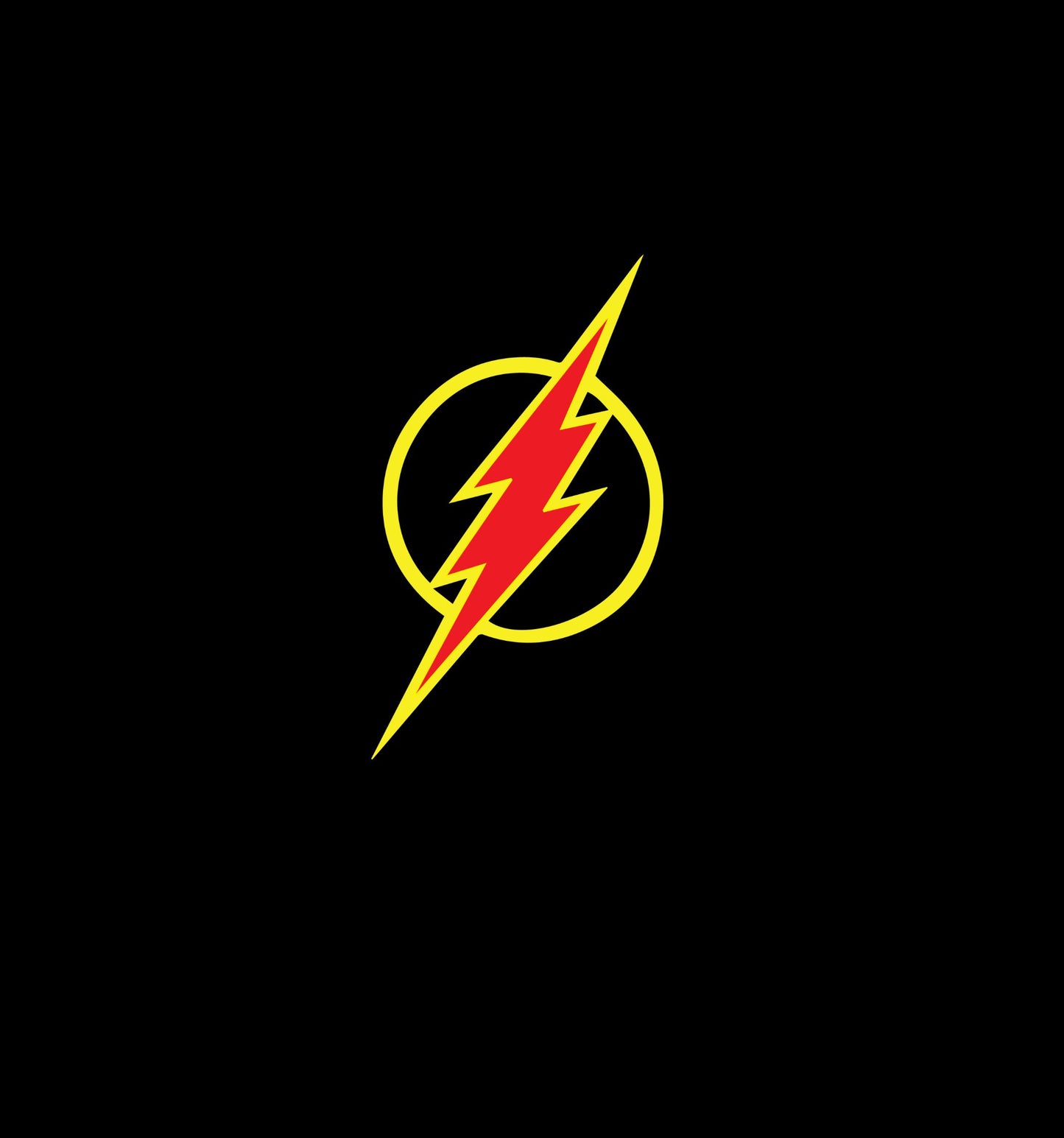 Dc - The Flash - Back Print Superhero Oversized T-Shirt In Black - Mon Zurich Fan-Art