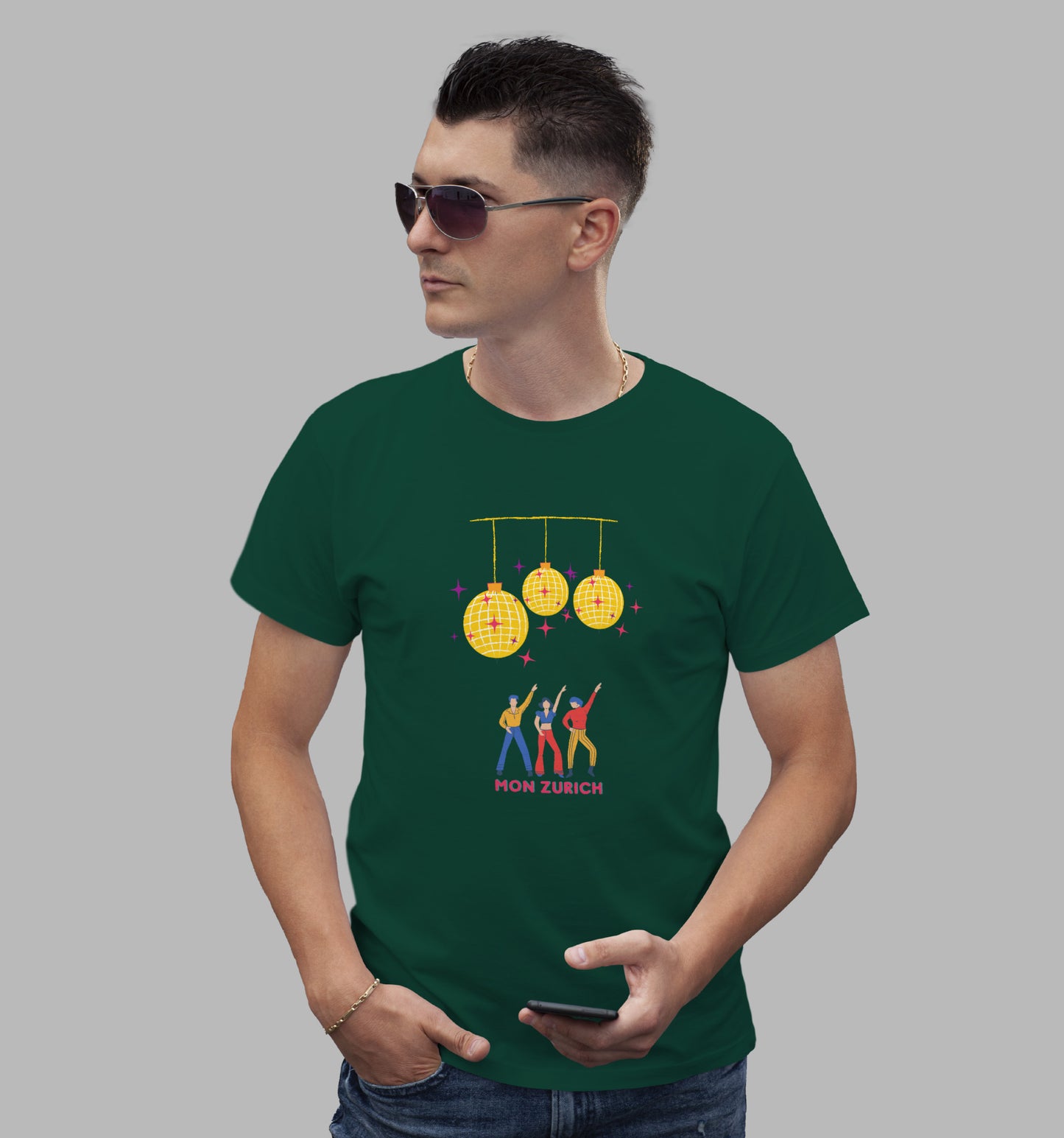Party Animals- Mon Zurich T-Shirt In Dark + Light - Mon Zurich Originals