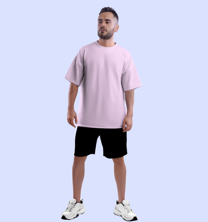 Mon Zurich Plain Oversized T-Shirt In Lavender - Mon Zurich Plain Collection