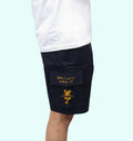 Garfield Cartoons And Comics Front print Shorts In Black - Mon Zurich Fan Art Printed Collection