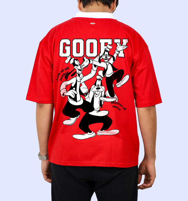 Goofy The Goof  - Fan Art Print - Oversized Polo T-Shirt