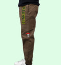 Peanuts Cartoons And Comics Printed Cargo Jogger In Chocolate - Mon Zurich Fan Art Printed Collection