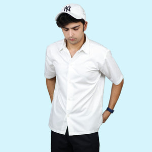 Mon Zurich Plain Casual Shirt In White - Mon Zurich Plain Collection