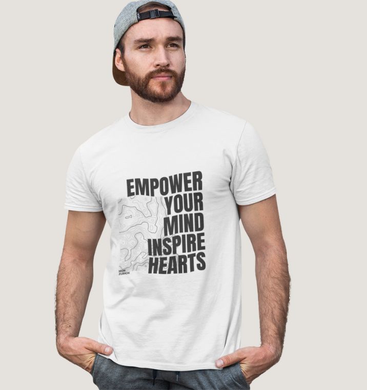 Empower Your Mind  T-Shirt In Light - Mon Zurich Originals