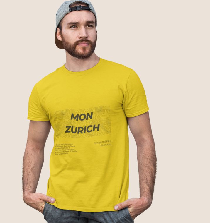 Mon Zurich T-Shirt In Light - Mon Zurich Originals