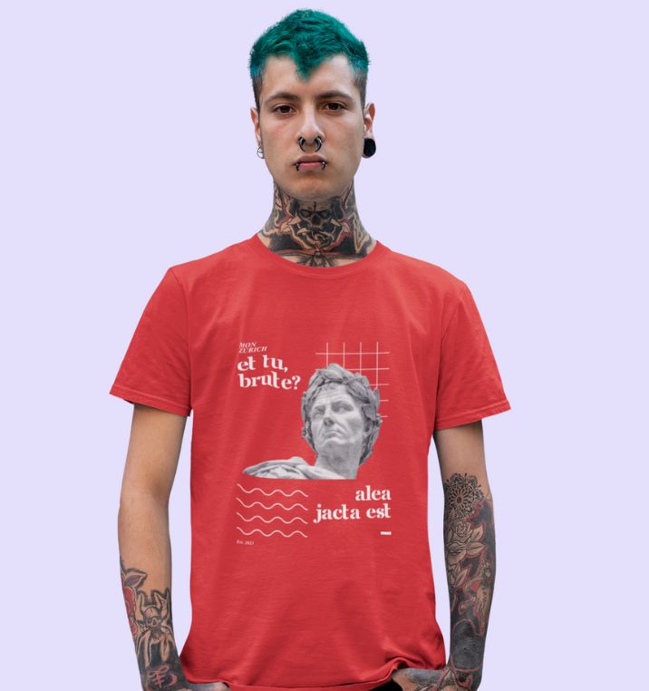 Julius Ceaser  T-Shirt In Dark - Mon Zurich Originals