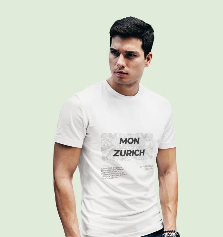 Mon Zurich T-Shirt In Light - Mon Zurich Originals