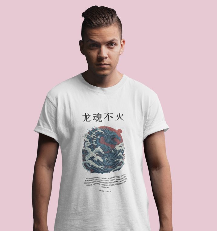 Dragon T-Shirt In Light - Mon Zurich Originals