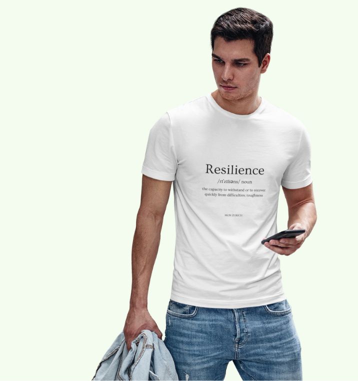 Resilience  T-Shirt In Light - Mon Zurich Originals