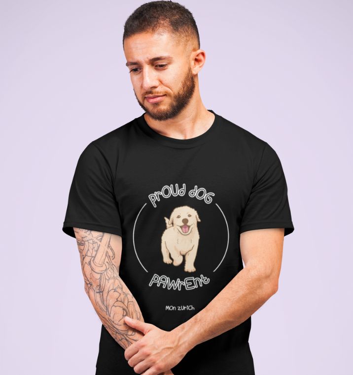 Proud Dog Pawrent T-Shirt In Light - Mon Zurich Originals